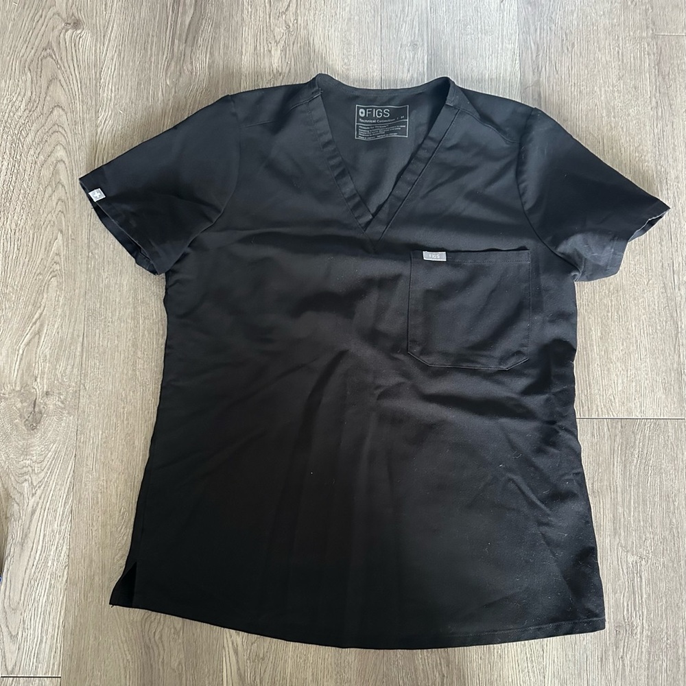 Figs Women’s Scrub Top Black